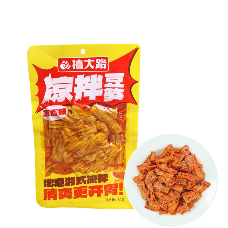 搞大路凉拌豆笋五香味52g - 咚子零食铺